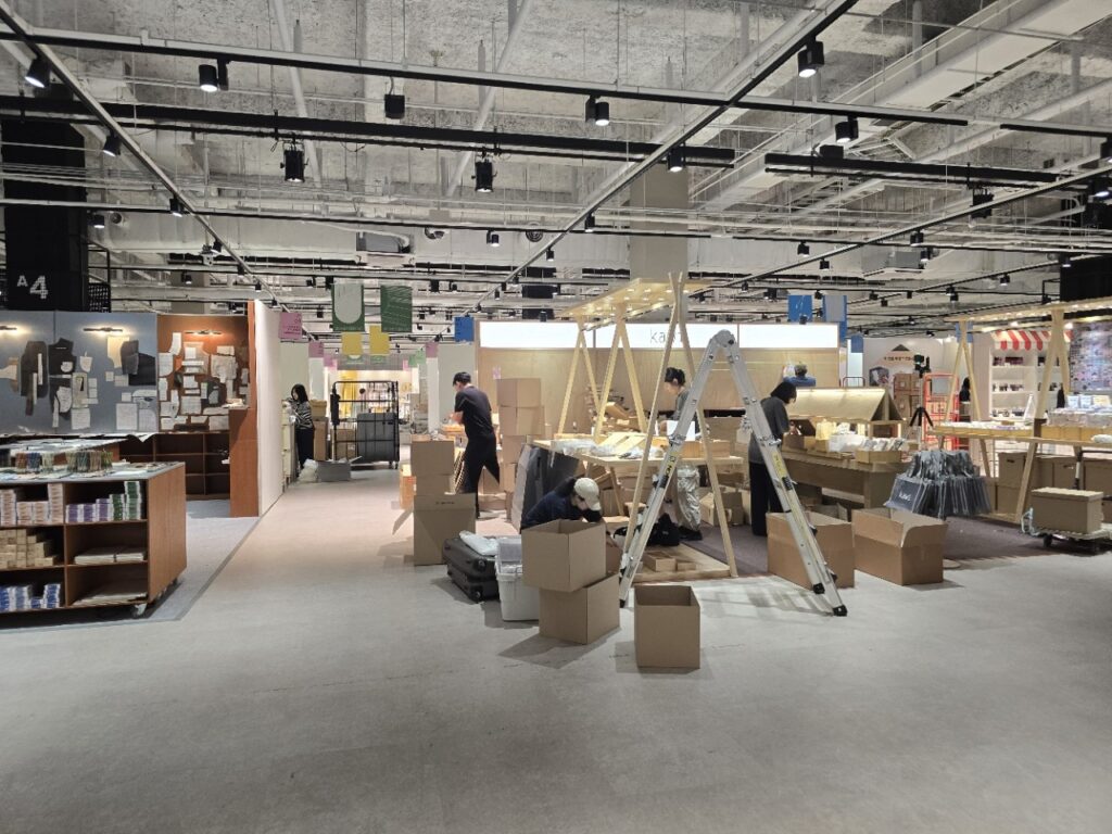 코엑스 전시장 결제라우터 대여 설치 사례 3 결제 라우터 사용될 부스
